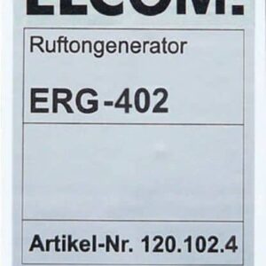 ERG-402 Etagenruf-Generator 4 Ruftöne zur Rufunterscheidung REG 1+n, Elcom 1201024