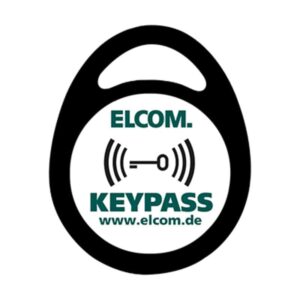 KPA-010 Transponder Schlüsselanhänger 10 Stück schwarz, Elcom 1506221