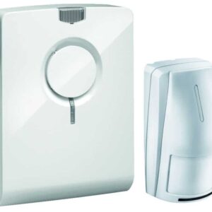 GROTHE HiFi-Funkgong Set, Türe Weiss Individ. Sound aufspielbar, Echo BM WS 43516