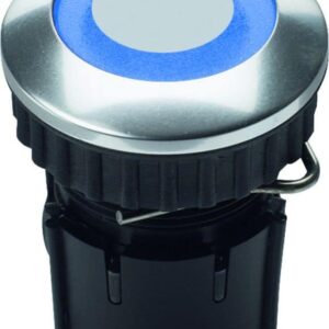 Klingeltaster LED-Ring blau, Grothe 63232