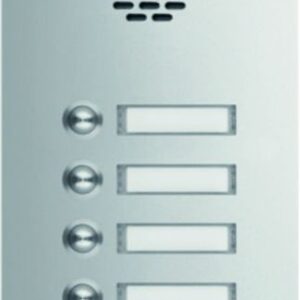 TVG-6/1 Türstation f Kamera-Türlautsprecher 6/1 Rund-Taster UP Edelst. matt ESTA, Elcom 1106180BTC