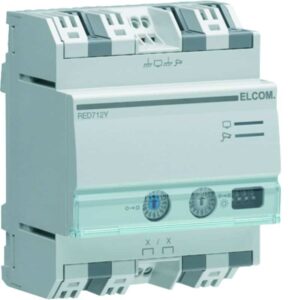 ELCOM Video-Umsetzer bidirektional 2 Draht  Bus System / 75 Ohm Signal REG RED712Y