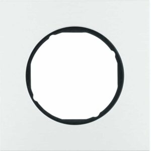 Rahmen 1fach, flach, R.8, Aluminium, Berker 10112674