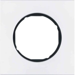 Rahmen 1fach, flach, R.8, Edelstahl, Berker 10112614
