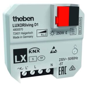 LUXORliving UP-Dimmaktor, 1 Kanal THEBEN 4800570