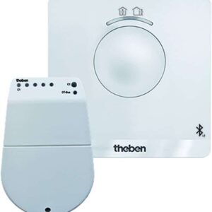Digital-Uhrenthermostat, Wochenprogramm, App-Bedienung, externe Schaltbox THEBEN 8169150