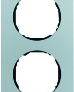 Rahmen 4fach, flach, R.8, Aluminium, Berker 10142674