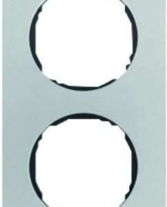 Rahmen 4fach, flach, R.8, Edelstahl, Berker 10142614