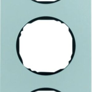 Rahmen 3fach, flach, R.8, Aluminium, Berker 10132674