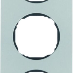 Rahmen 3fach, flach, R.8, Edelstahl, Berker 10132614