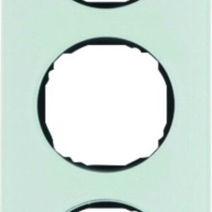 Rahmen 3fach, flach, R.8, Glas polarweiß, Berker 10132609