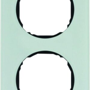 Rahmen 2fach, flach, R.8, Glas polarweiß, Berker 10122609