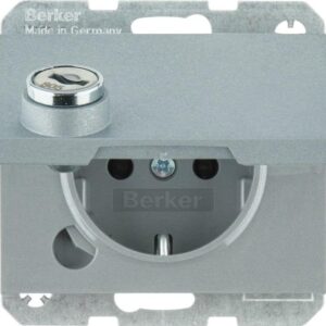 Steckdose SCHUKO  m SRK KD SLß K.5 al gl, Berker 47637003