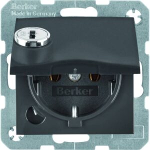 Steckdose SCHUKO  m SRK KD SLß S.1 an ma, Berker 47631606