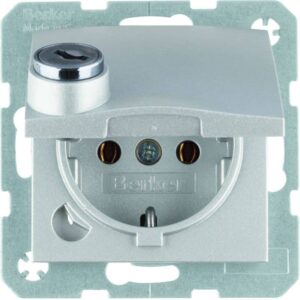 Steckdose SCHUKO  m SRK KD SLß S.1 al ma, Berker 47631404