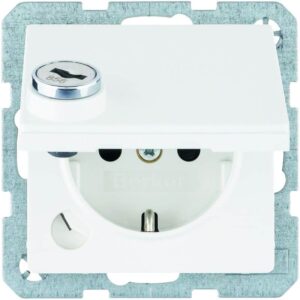 Steckdose SCHUKO  m STK KD SLß Q.x pw sa, Berker 41636089