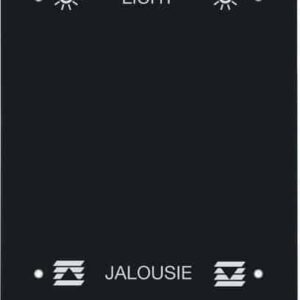 Touch-Sensor 2fach Komfort Berker R.1 Glas, schwarz, Berker 75142165