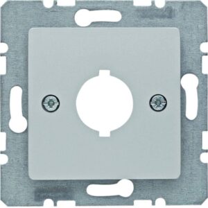 Zentralplatte für Melde- und Befehlsgerät Ø 18,8 mm Zentralplattensystem Alu, Berker 14317003
