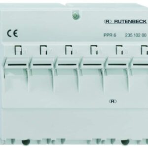 Patchpanel 6 Port für REG-Montage, Rutenbeck 23810200