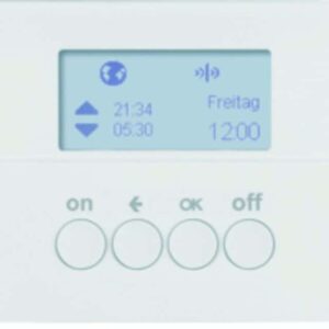 KNX-Funk Zeitschaltuhr quicklink Berker K.1 polarweiß, glänzend, Berker 85745279