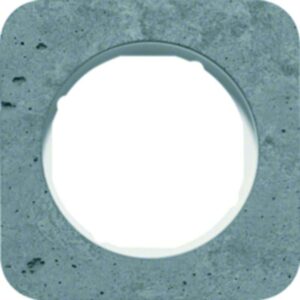 Rahmen Berker R.1 Beton-grau/polarweiß glänzend, Berker 10112379