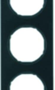 Rahmen Berker R.1 Glas, schwarz, Berker 10152116
