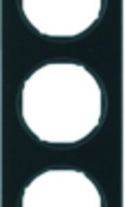 Rahmen Berker R.3 Glas, schwarz, Berker 10152216