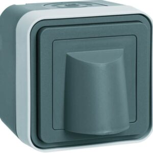 W.1 Kabelauslass Ap, grau, Berker 42563525