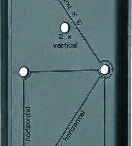 W.1 Bohrschablone 1- bis 3-fach, Berker 19493505