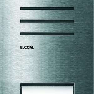 ELCOM Türstation Audio 1/1 2 Draht  Edelstahl matt ONE REQ001Y