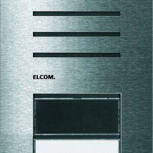 Türstation Audio mit LED-Zustandsanzeige 1/1 2Draht Edelstahl matt ONE, Elcom REQ101Y