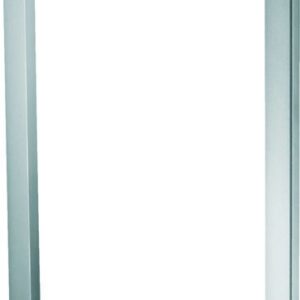Designrahmen rund, große Ausführung Edelstahl mattiert, Berker 13202104