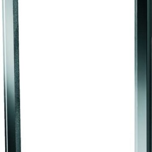 Designrahmen eckig, große Ausführung Glas, schwarz, Berker 13206616