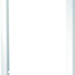 Designrahmen eckig, große Ausführung polarweiß, glänzend, Berker 13207009