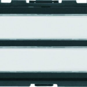 Ruftast. Halbmodul 2/1 LED-Schild 2D ONE, Elcom REU022Y