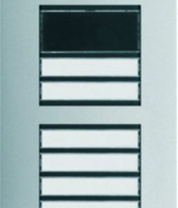Türstation Video mit LED-Zustandsanzeige 10/1 2Draht Edelstahl matt ONE, Elcom REQ610Y