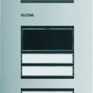 Türstation Audio mit LED-Zustandsanzeige 6/1 2Draht Edelstahl matt ONE, Elcom REQ106Y