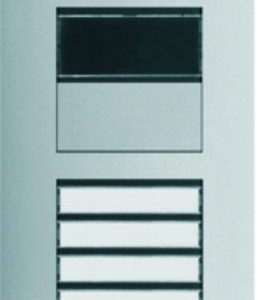 Türstation Audio mit LED-Zustandsanzeige 8/1 2Draht Edelstahl matt ONE, Elcom REQ108Y