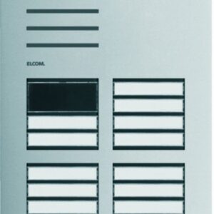 Türstation Audio mit LED-Zustandsanzeige 14/2 2Draht Edelstahl matt ONE, Elcom REQ114Y