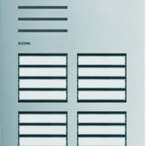 Türstation Audio 16/2 2Draht Edelstahl matt ONE, Elcom REQ016Y