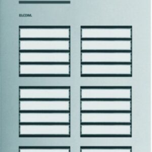 Türstation Audio 24/2 2Draht Edelstahl matt ONE, Elcom REQ024Y