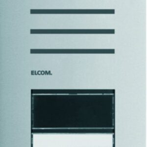 Türstation Audio mit LED-Zustandsanzeige 2/1 2Draht Edelstahl matt ONE, Elcom REQ102Y