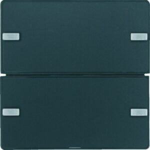 KNX Q.x Tastsensor 2fach Komfort, anthrazit samt, Berker 80142326