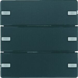 KNX Q.x Tastsensor 3fach Komfort, anthrazit samt, Berker 80143326