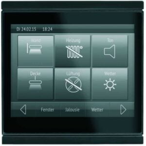 ELSNER KNX Corlo Touch WLAN schwarz/schwarz matt 70335