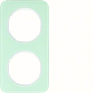 Rahmen Berker R.1 Glas, polarweiß, Berker 10122109
