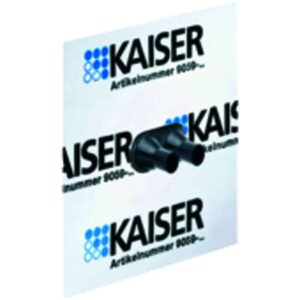 Kaiser Doppel-Rohrmanschette Ø 15-22 mm, Luftdichtungsmanschette für Rohre 9059-55