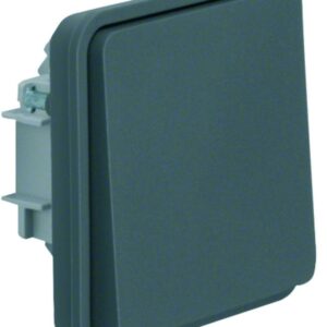 Taster-Einsatz, Wechsler mit Wippe AP/UPBerker W.1 grau, matt, Berker 50463515