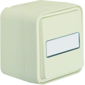 Wechselschalter AP Berker W.1 polarweiß matt, Berker 30763552