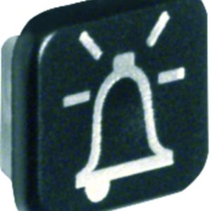 Linse mit Aufdruck Linse mit Aufdruck Symbol für Klingel  Berker W.1 transparent, Berker 18223502